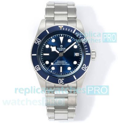 Swiss 2824 Clone Tudor New Black Bay 41mm Blue Dial Stainless Steel Watch 